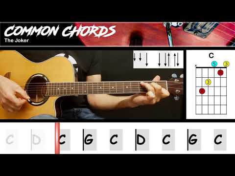 The Joker - Steve Miller Band | EASY GUITAR LESSON | Scrolling Chords & Lyrics