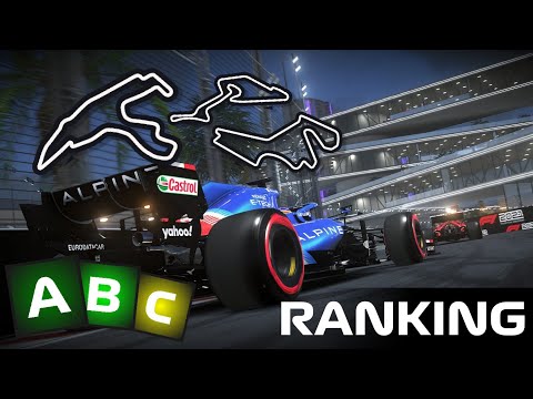 Ranking ALL F1 TRACKS EVER in Codemasters F1 Games!