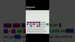 Eminem rhyme schemes are fire 🔥🔥🔥