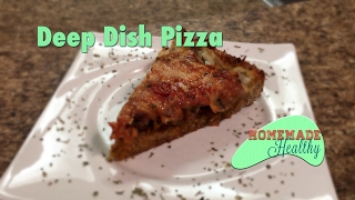 Low Carb Deep Dish Pizza, Almond Flour Crust