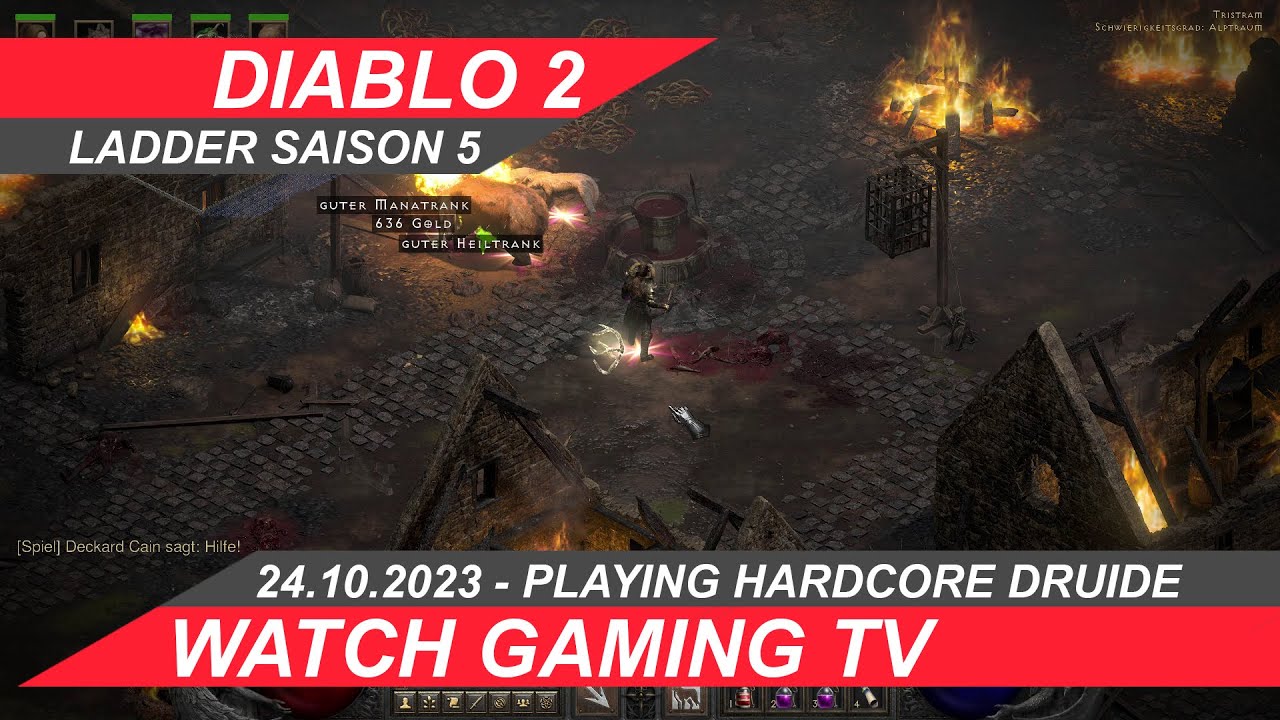 #diablo2resurrected Druide Ladder Saison5 Hardcore PART14 #GAMEPLAYS #DEUTSCH