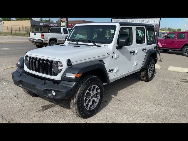 2024 Jeep Wrangler Sport 3.6L V6 in Cars & Trucks in Lethbridge