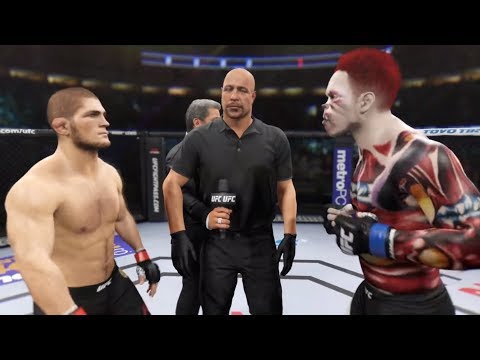 Khabib vs. Dinamite (EA Sports UFC 2) - Champion Fight ☝️🦅