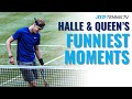 Angry Rublev & Dancing Berrettini ?? | Funny Moments & Fails From Queen's & Halle 2021!