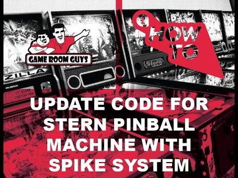 Game Room Guys | How To Update Code for Stern Pinball Machine with Spike System