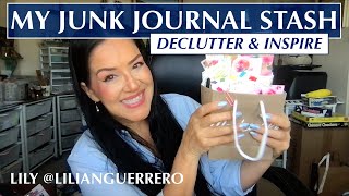 Organize Your Personal Junk Journal Stash; Declutter and Inspire Creativity #junkjournal