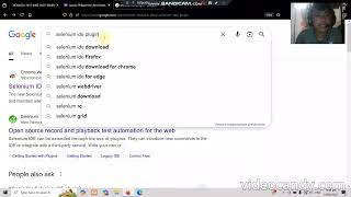 Basic Automation testing using selenium IDE extension