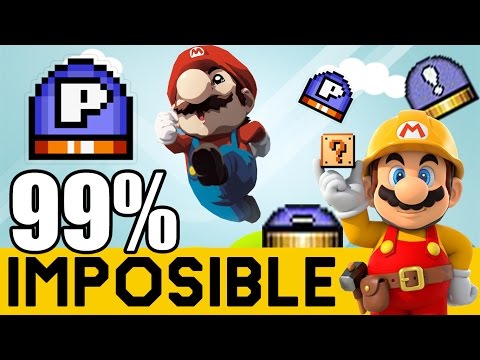 NIVELES 99% IMPOSIBLES #25: Hasta que mis dedos no den más! |Super Mario Maker en Español| ZetaSSJ