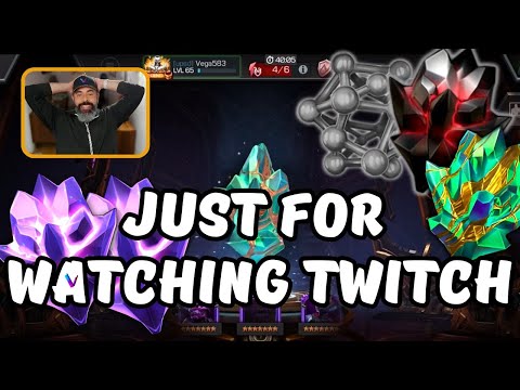 Massive Twitch Drop Rewards Opening - Pretty Wild Just For Watching MCoC Content