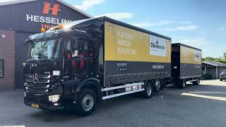 Mercedes-Benz Antos 2835 6X2 +2023 Noyens+Moffett M4 Kooiaap APK/TUV 4-2027 schuifzeilen vrachtwagen | Foto 4 - Autoline
