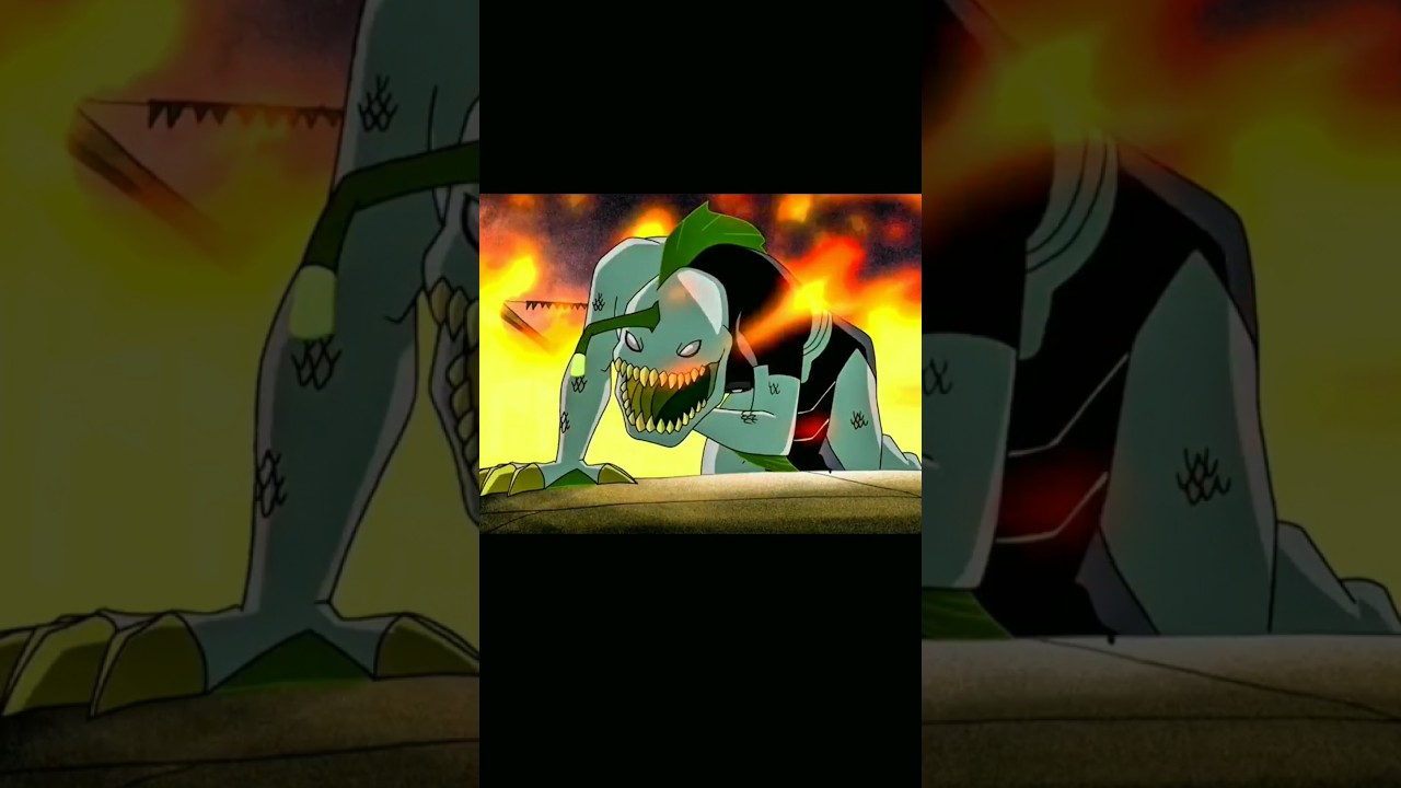 He can't bear the heat ||Ripjaws💀Ben 10 Old Memories #shorts #anime