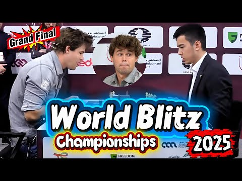 Grand Final!!! Magnus Vs Nodirbek Abdusattorov || World Blitz Championships 2025