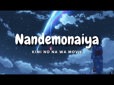 Nandemonaiya - kimi no na wa movie (vocals-no music)