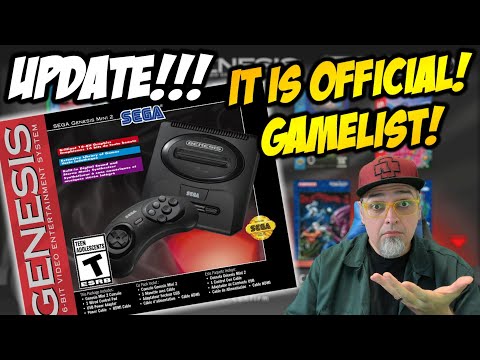 OOPS! UPDATE SEGA Officially Announces Genesis Mini 2 & NEW GAMES!