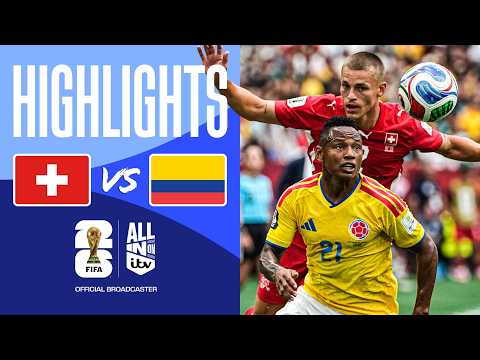 سويسرا 0-0 كولومبيا — أبرز اللقطات