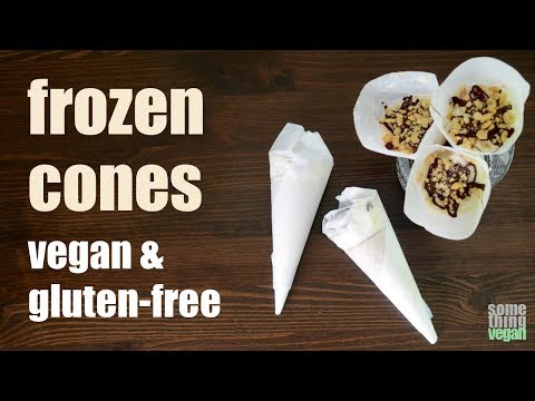 frozen cones (vegan & gluten-free) Something Vegan