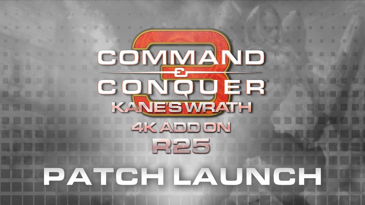 C&C3: Kane's Wrath Skirmish AI Patch R25j Launch! (1.02+ & 4K Mod Combined)