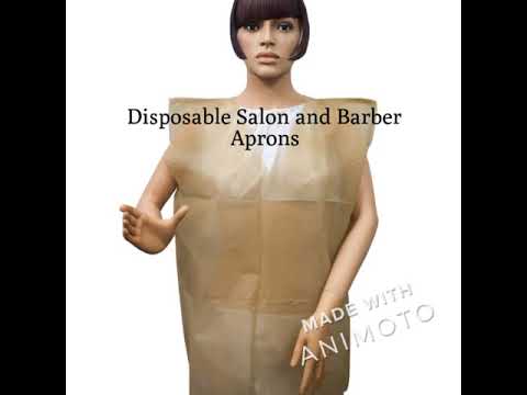 Disposable Facial Gown Black for Waxing, Salon, Spa, Massage, Parlor, Hospitals, Medical, Surgical