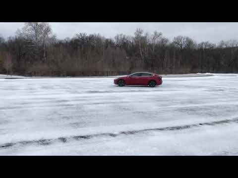 Tesla Model 3 RWD with Aeros and Sottozero (winter set sold by Tesla)