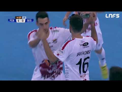 Gol Javi Alonso (4-1) FC Barcelona Lassa - Naturpellet Segovia. J4, 1Div