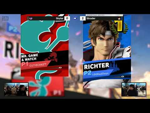 The Smash Lab 161 Winners Finals - Stroder (Richter) vs Skylar (Incineroar, Game&Watch)
