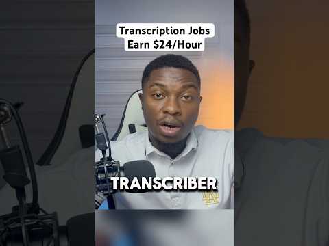 Easy Transcription Jobs for beginners Online #onlinemoneymaking #money