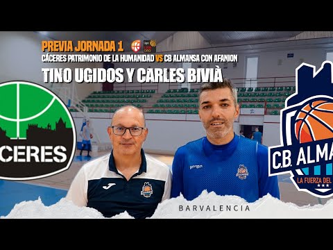 Previa Tino Ugidos y Carles Bivià - J01 vs Cáceres Basket