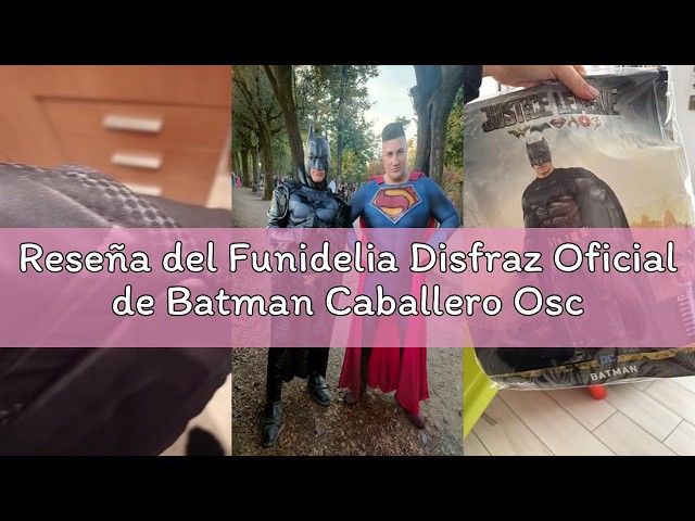 Vídeo relacionado con Funidelia Disfraz Oficial de Dos Caras - Batman para hombre, Pantalón, chaqueta, camisa, corbata, máscara y moneda, DC Comics - Traje para adultos para fiestas, Carnaval y Halloween - Talla única