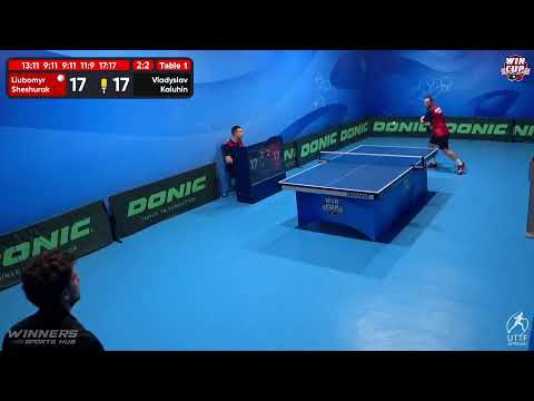 19:30 Liubomyr Sheshurak 2-3 Vladyslav Kaluhin West 3 WIN CUP 03.11.2022 | TABLE TENNIS WINCUP