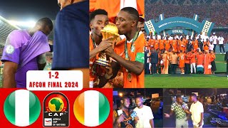 Nigeria vs Cote D’Ivoire 1-2 AFCON Final Nigerian Football Fans Reaction Nations Cup Loss Highlights