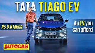 2022 Tata Tiago EV - India's most affordable EV | Walkaround | Autocar India