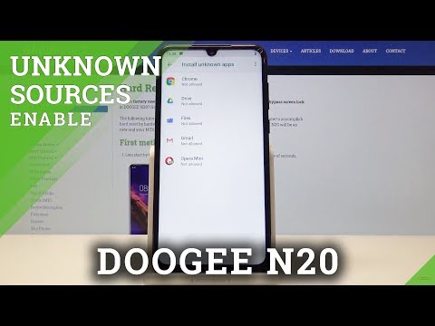 How to Enable Unknown Sources in DOOGEE N20 - Allow App Installation
