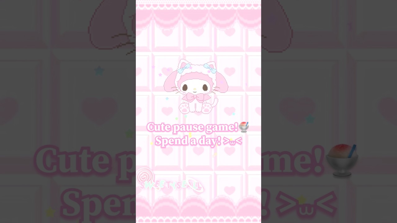 Kawaii pause game 💫 #cute #kawaii #cutecore #pink #kpop #music #anime #sanrio #hatsunemiku #shorts