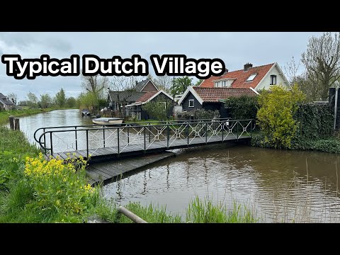 How A Typical Dutch Village Looks Like. || Botshol, Abcoude Walking Tour🇳🇱