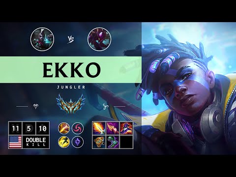 Ekko Jungle vs Kha'Zix: Rampage - NA Challenger Patch 14.15