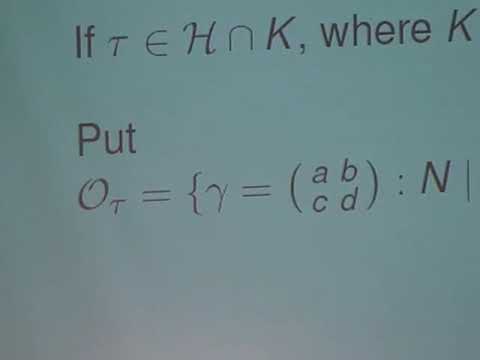 Stark-Heegner points (Henri Darmon, Victor Rotger) 1-4