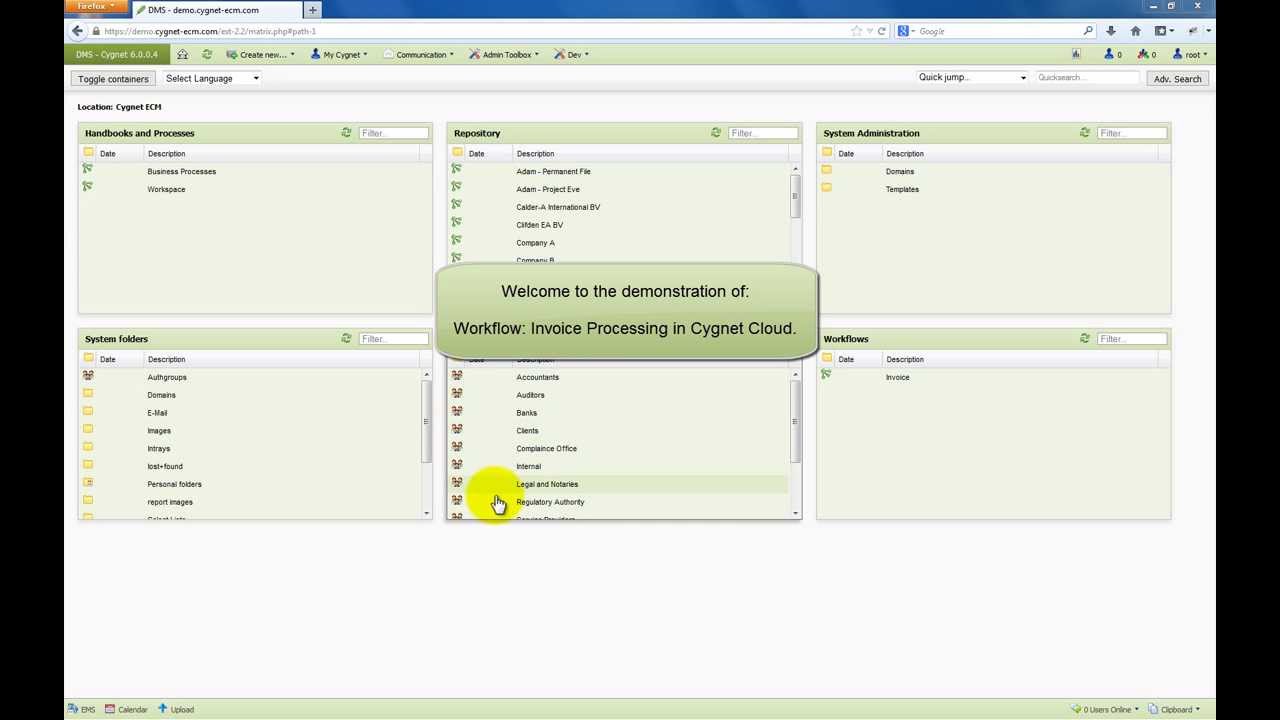 Cygnet Cloud: Invoice Processing
