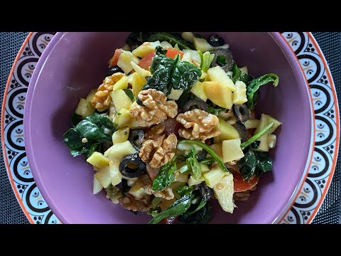 INSALATA DI SPINACI LIGHT / DIETARY SPINACHES SALAD / ENSALADA DE ESPINACAS DIETETICA