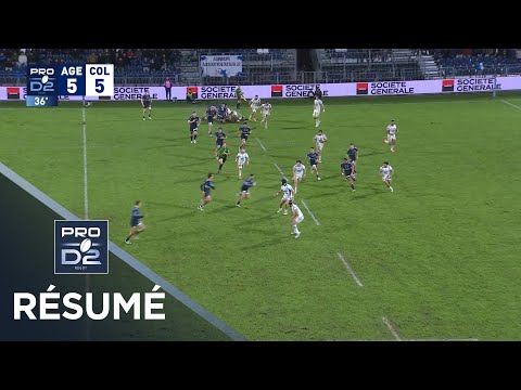 PRO D2 Saison 2025-2026 J18 - Résumé SU Agen - Colomiers Rugby
