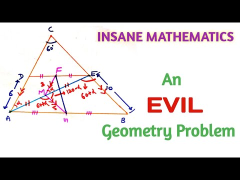 Geometry Q-5 | An Evil Geometry Problem |Geometry For CAT| PRMO Geometry| MATHEMATICS OLYMPIAD |