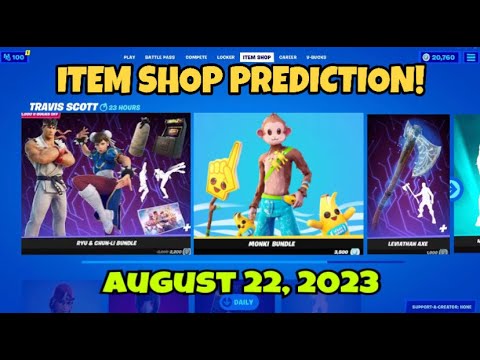 August 22, 2023 Fortnite Item Shop CONFIRMED
