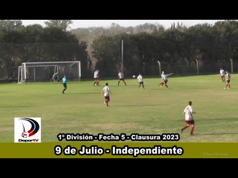 1º División: 9 de Julio 3-2 Independiente / Fecha 5 (Clausura) / Liga Interprovincial / 30/07/23