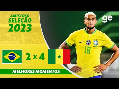 Gols e lances de Brasil x Senegal