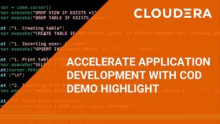 Accelerate Application Development with the Operational Database Demo Highlight