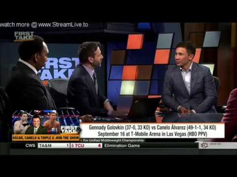 Triple G and Canelo Face Off  With Max Kellerman and SAS| First Take