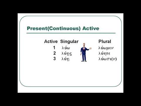 Learn Greek -- Chapter 23 Subjunctive Verbs