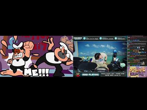 PIzza Time Never Ends! With Lyrics on Drums! (RecD x The8BitDrummer Mashup)