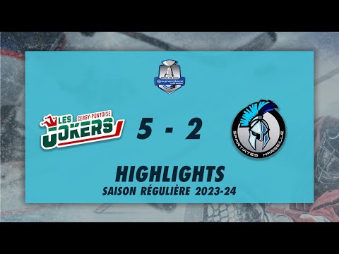 Jokers de Cergy-Pontoise 5-2 Spartiates de Marseille - Highlights - Synerglace Ligue Magnus 2023/24