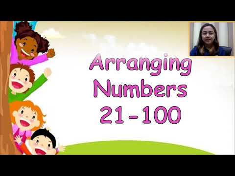 ARRANGING NUMBERS 21-100|| MATH1 25JAN2021
