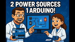 Download the video "Control 2 Power Sources with Arduino! ⚡ Motors & LEDs Using Transistors & Diodes"